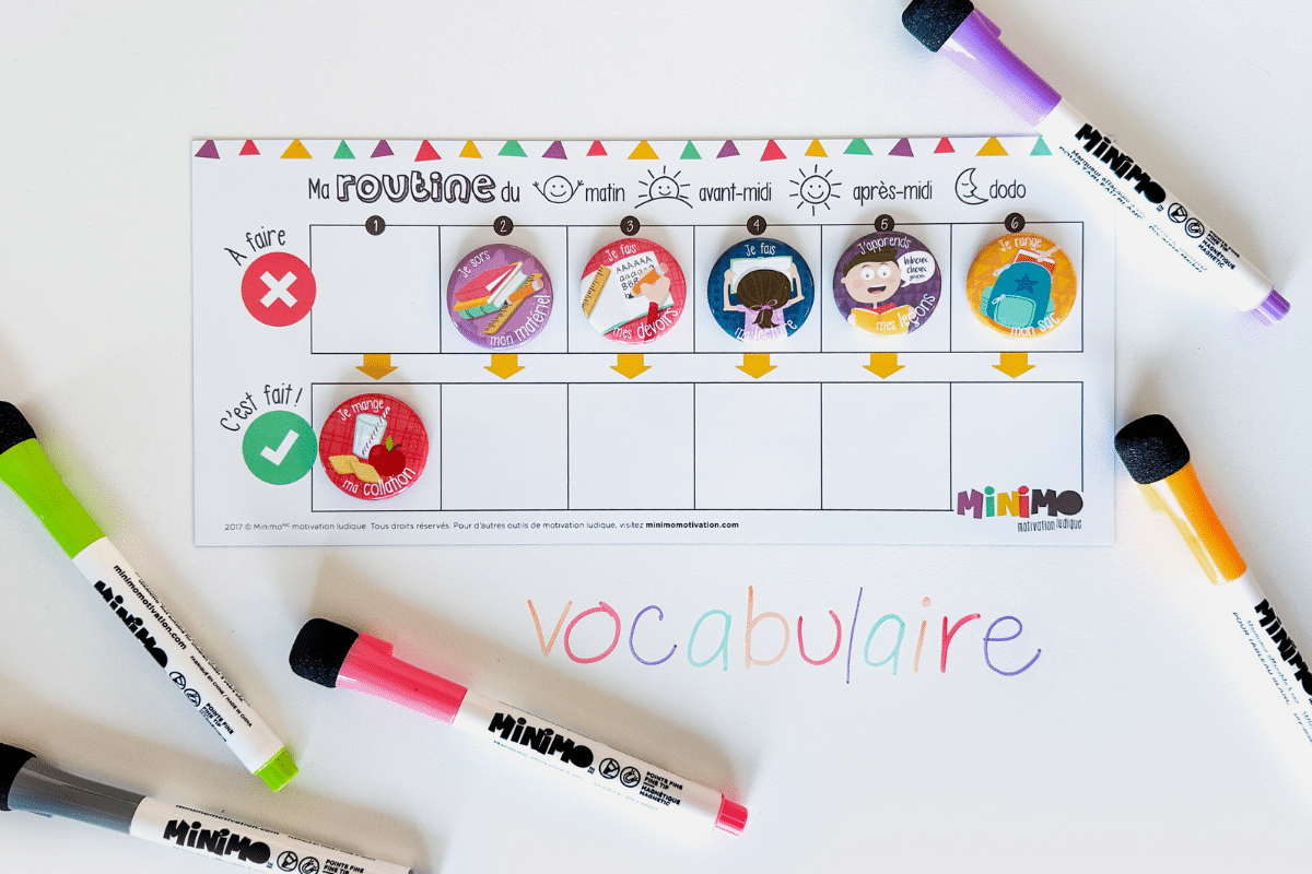 5 idées pour travailler les mots de vocabulaire avec tes minis